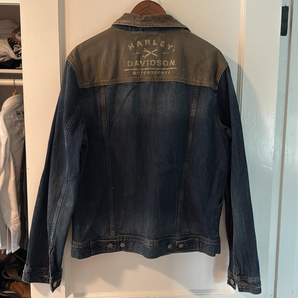 Denim Harley Davidson Jacket - Picture 2 of 7